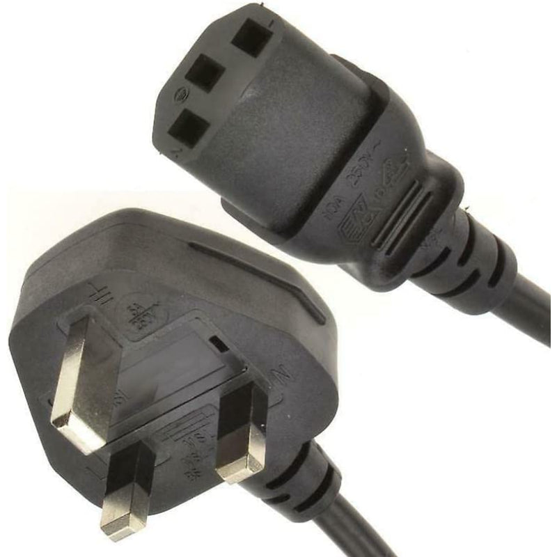 3 Prong USA 4 Feet Power Cord works with PCs, Monitors, Scanners, Printers