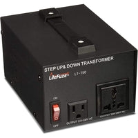 Thumbnail for 750W Step Up/Step Down Power Transformer W/ Universal Output Fuse Protection