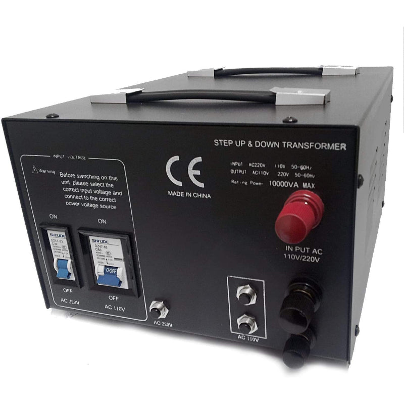 15000W Step Up/Step Down Power Transformer W/ Universal Output Fuse Protection