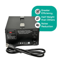 Thumbnail for LiteFuze 3000 Watt Voltage Converter Transformer Step Up/Down - 110v to 220v / 220v to 110v Power Converter - Fully USA Grounded Cord - Universal Outlet Socket (LT-3000UD)