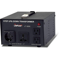 Thumbnail for 3000W Step Up/Step Down Power Transformer W/ Universal Output Fuse Protection