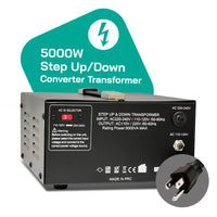 Thumbnail for 5000W Step Up/Step Down Power Transformer W/ Universal Output Fuse Protection