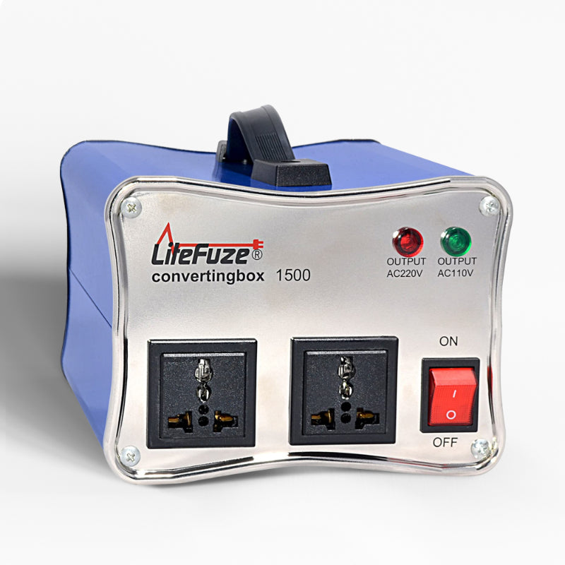 Electric Conversion Box 1500W Step Up/Step Down Power Transformer W/ Converting Box Technology ...