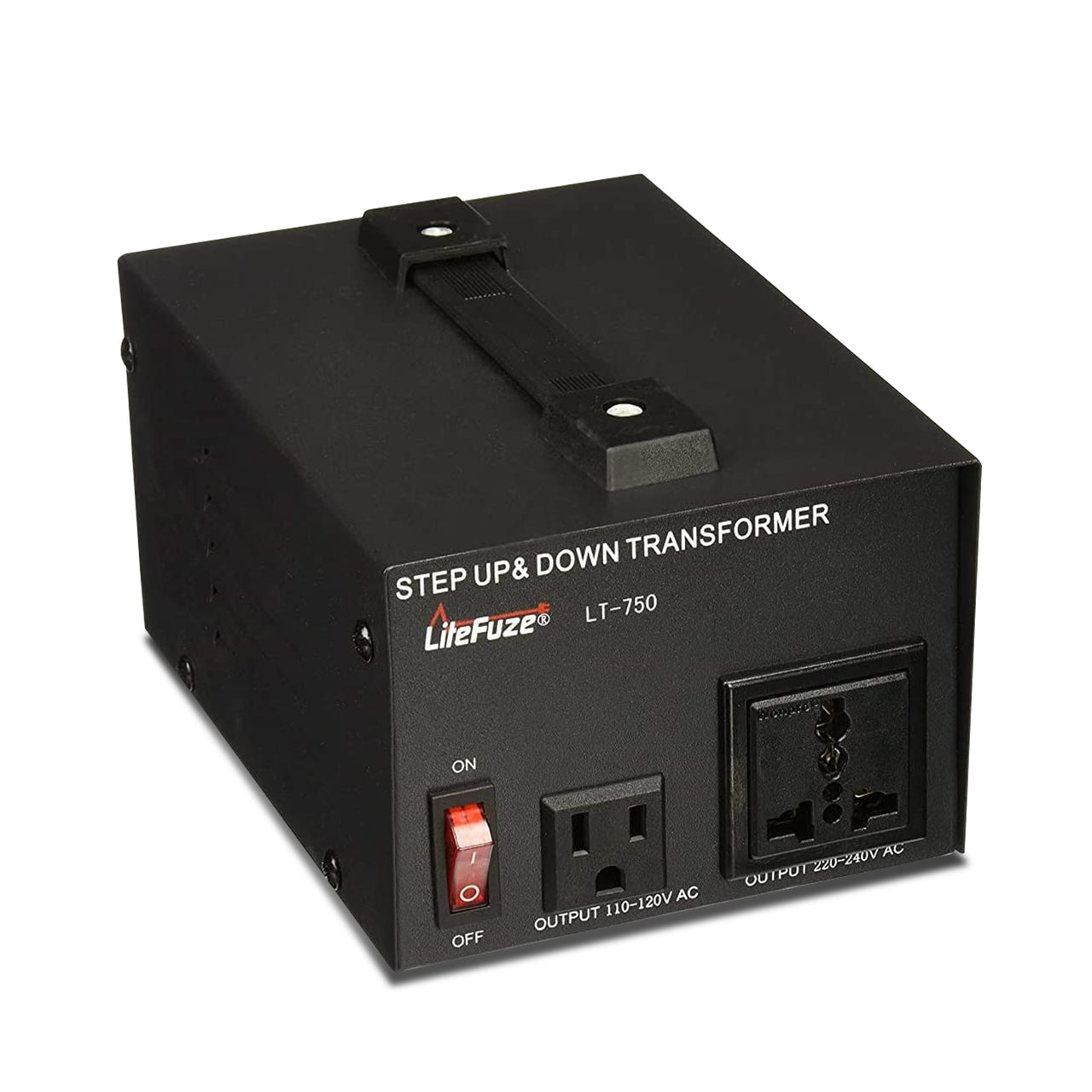 750W Step Up/Step Down Power Transformer W/ Universal Output Fuse Protection (LT-750)
