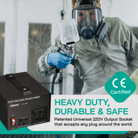 Thumbnail for 750W Step Up/Step Down Power Transformer W/ Universal Output Fuse Protection (LT-750)