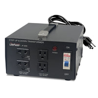 Thumbnail for Litefuze 3000W Japan Voltage Converter Transformer - Step Up/down 100v to 120v & 120v to 100v - CE Certified With Circuit Breaker Protection - 3-Year Warranty.(JP-3000)